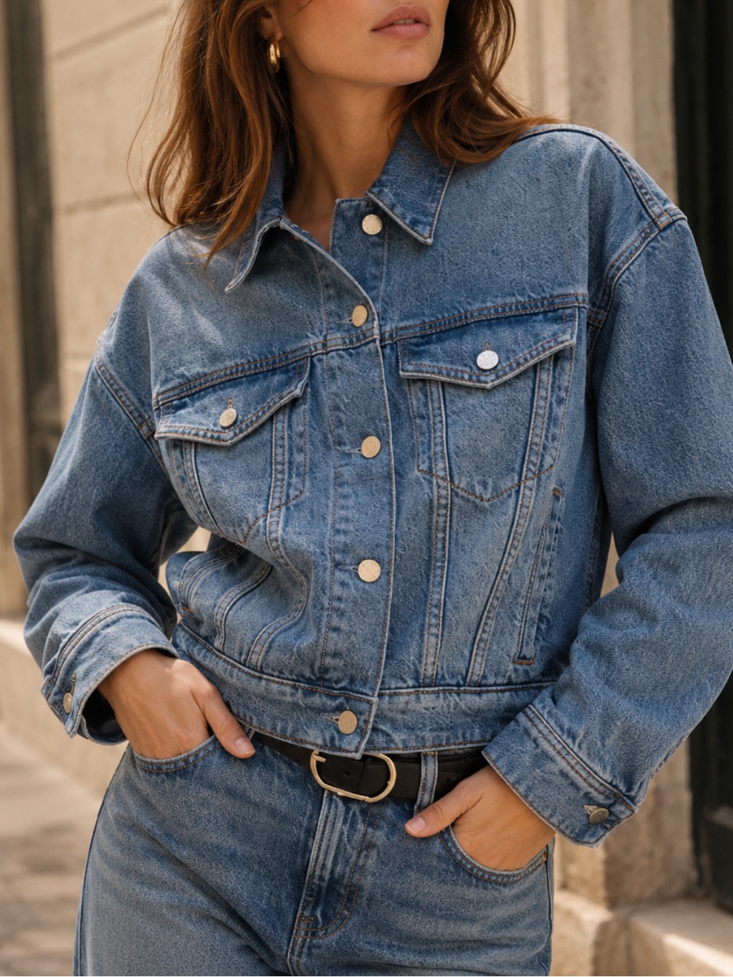 Reformation Rhodes Lived-In Denim Jacket